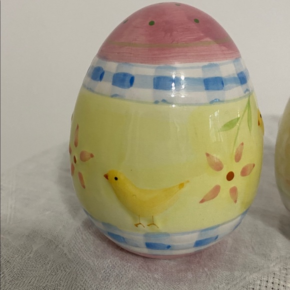 Colorful Ceramic Easter Egg Set - Picture 2 of 8